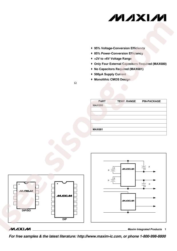 MAX680CPA+