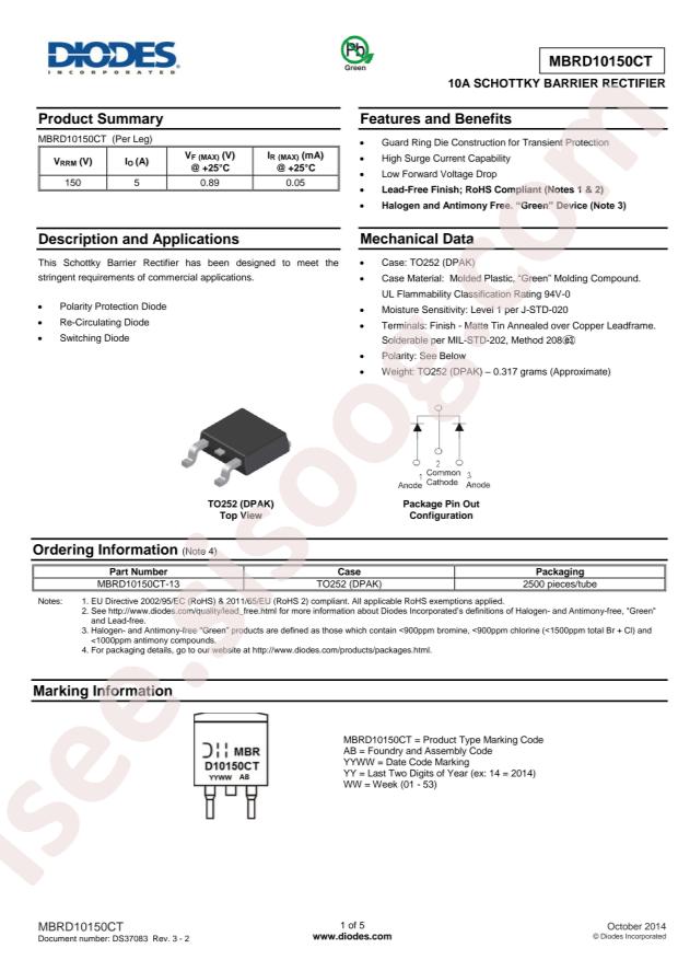 MBRD10150CT-13