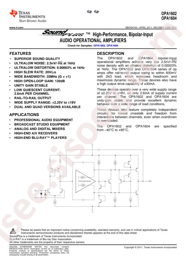 OPA1602AIDR