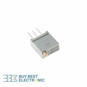 MULTITURN TRIMMING POTENTIOMETER 20KOHMS GRAY