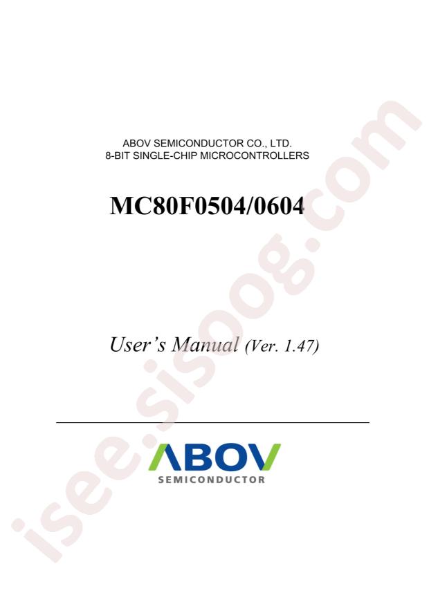 MC80F0604