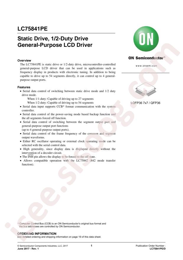 LC75841PES-H