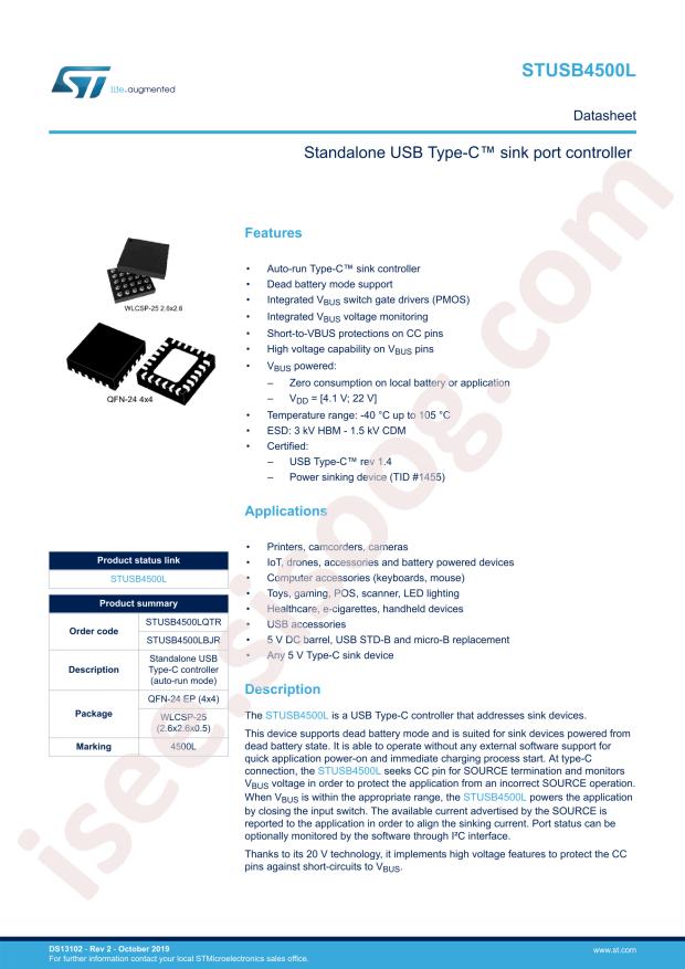 STUSB4500LBJR