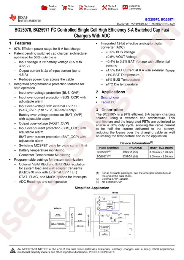 BQ25970YFFT