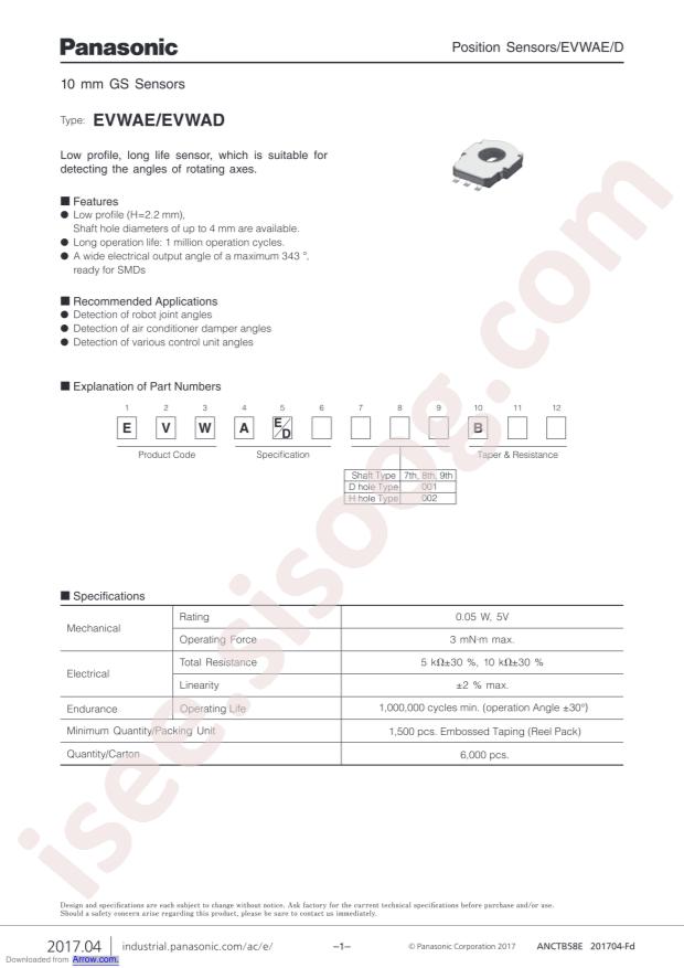 EVWAE4001B14