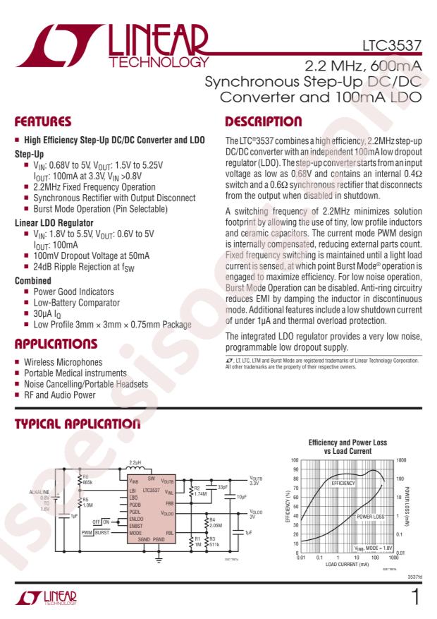 LTC3537EUD#PBF