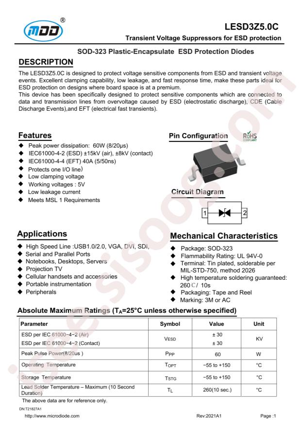 LESD3Z5.0C