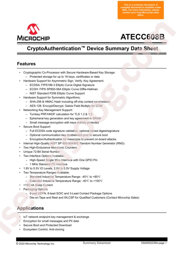 ATECC608B-SSHDA-T