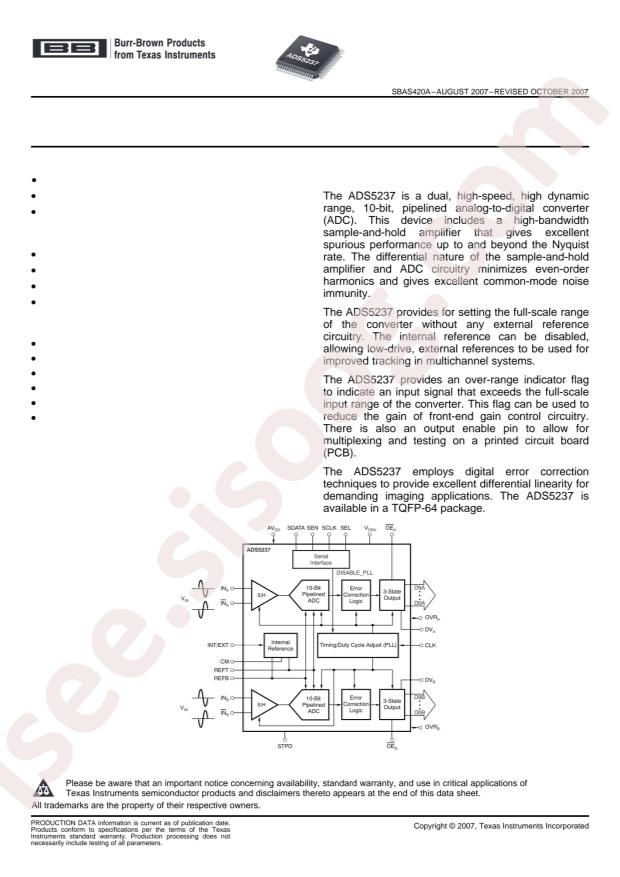 ADS5237IPAG