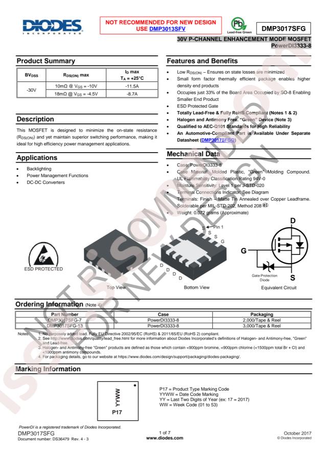 DMP3017SFG-7