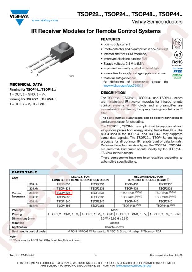 TSOP4836