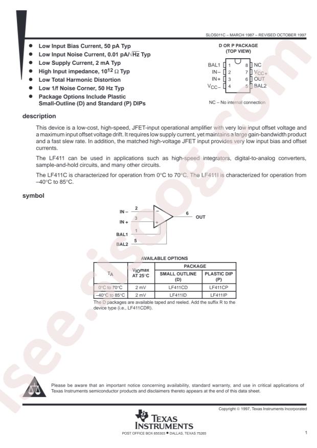 LF411CDR
