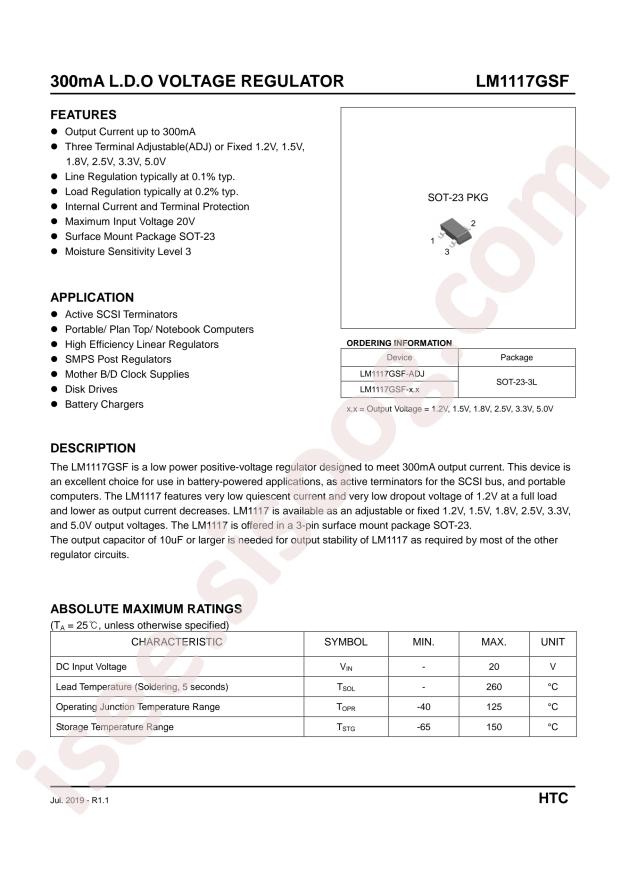 LM1117GSF-5.0