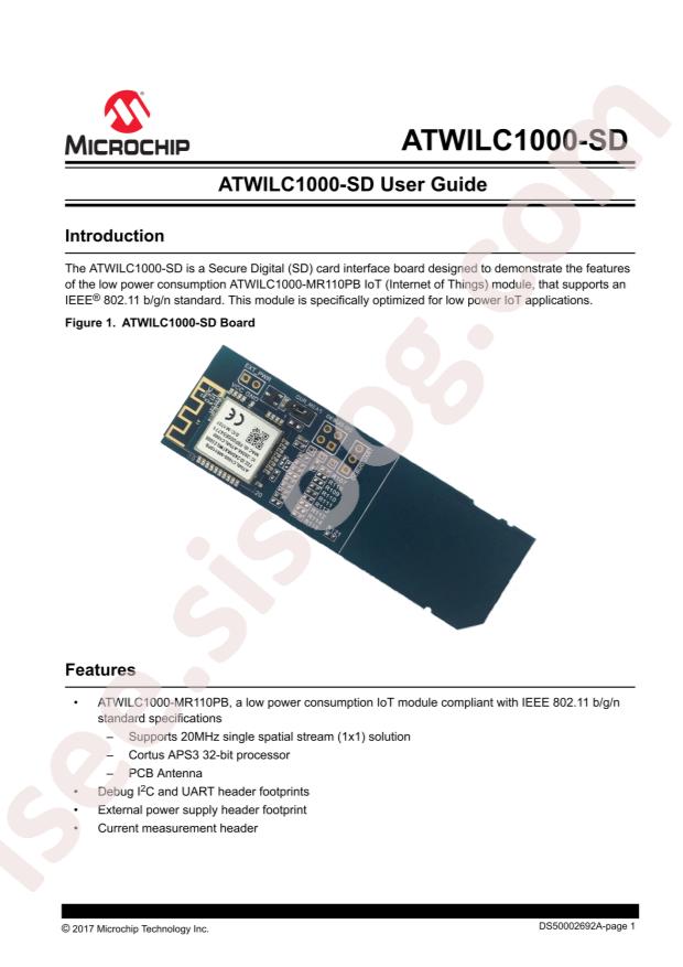 ATWILC1000-SD