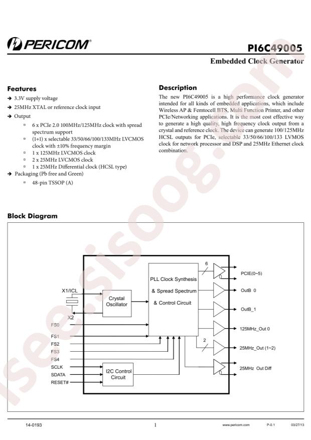 PI6C49005AIE