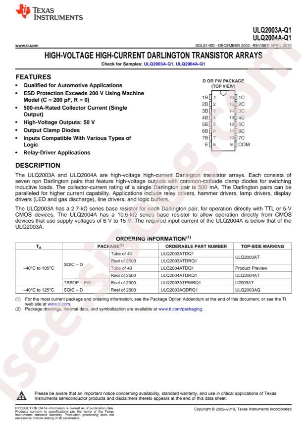 ULQ2003ATDRG4Q1