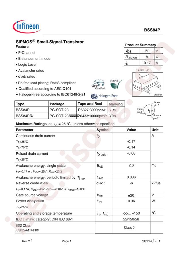 BSS84PH6327