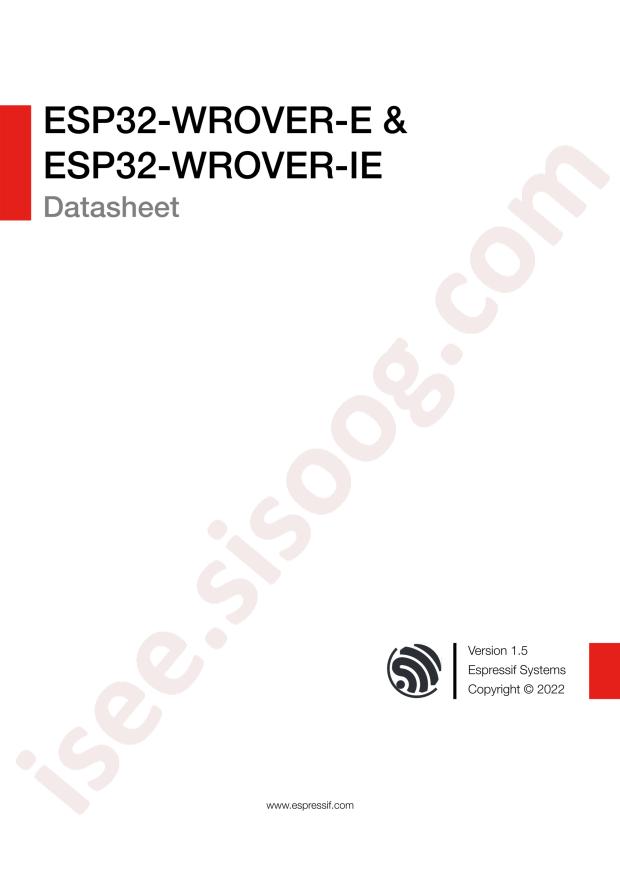 ESP32-WROVER-E-N8R8