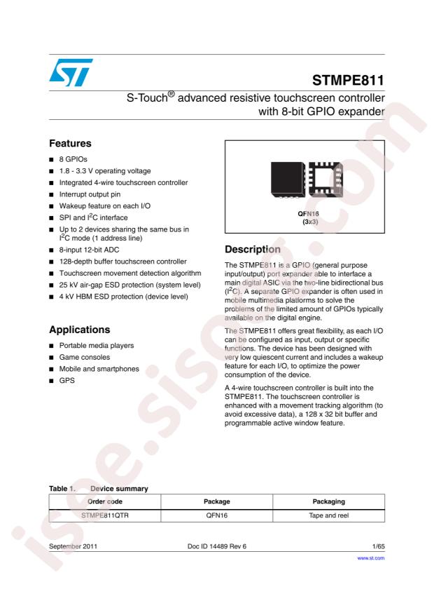 STMPE811QTR