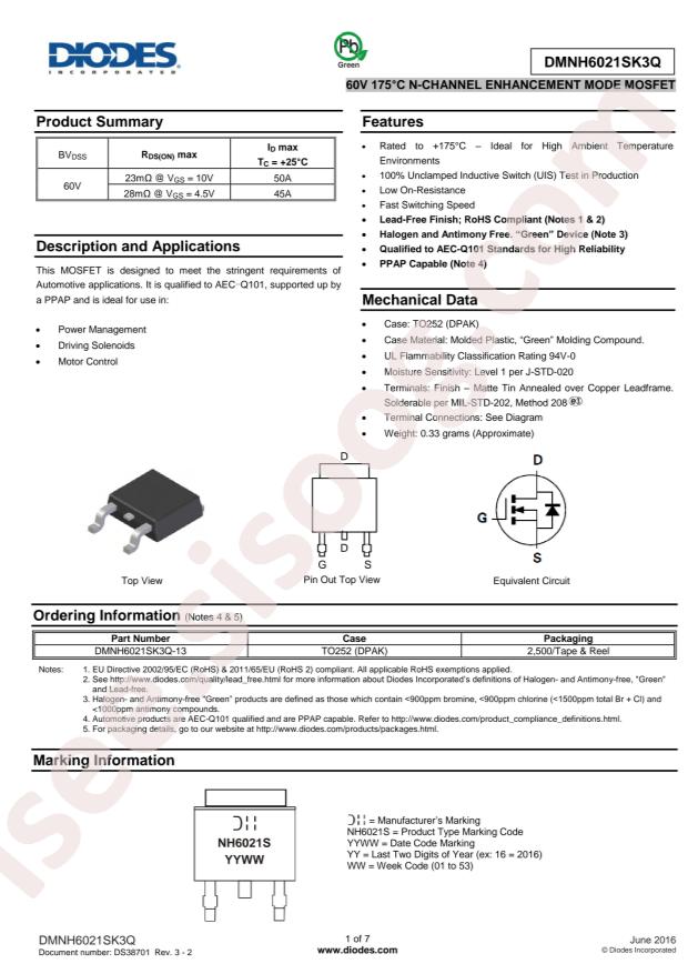 DMNH6021SK3Q-13