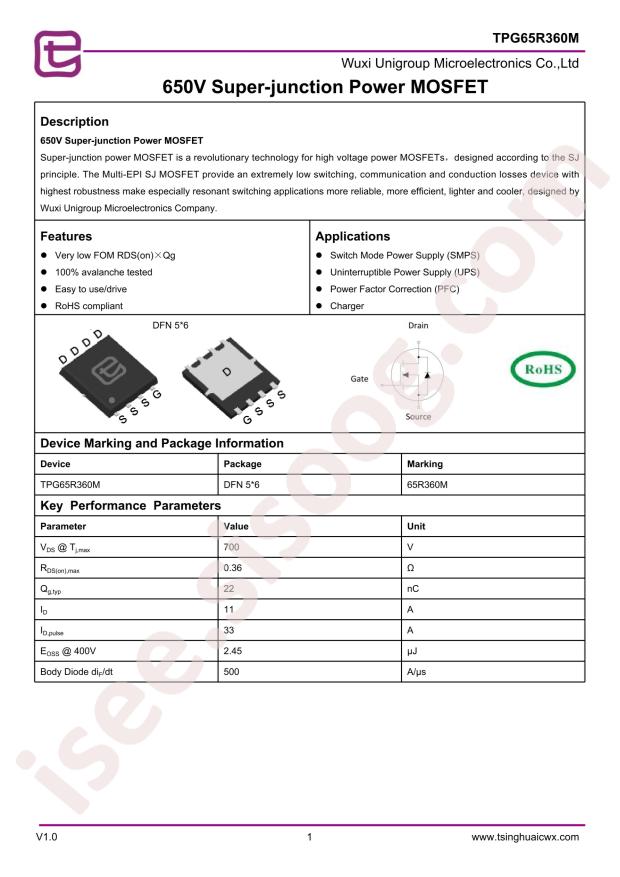 TPG65R360M