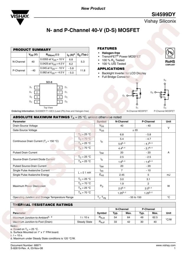SI4599DY-T1-GE3