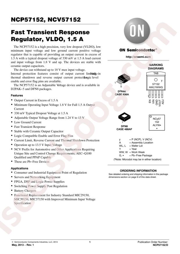 NCV57152DSADJR4G