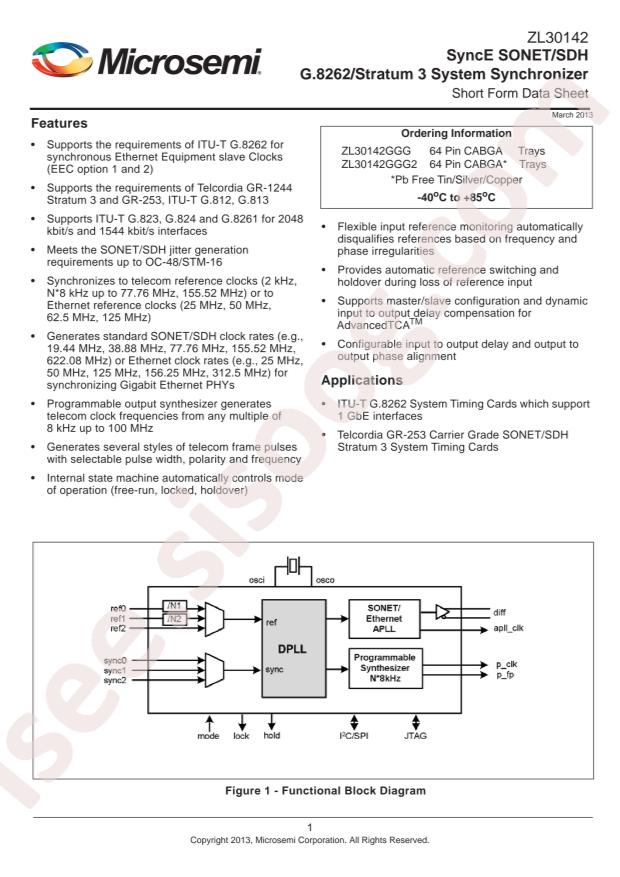 ZL30142GGG2
