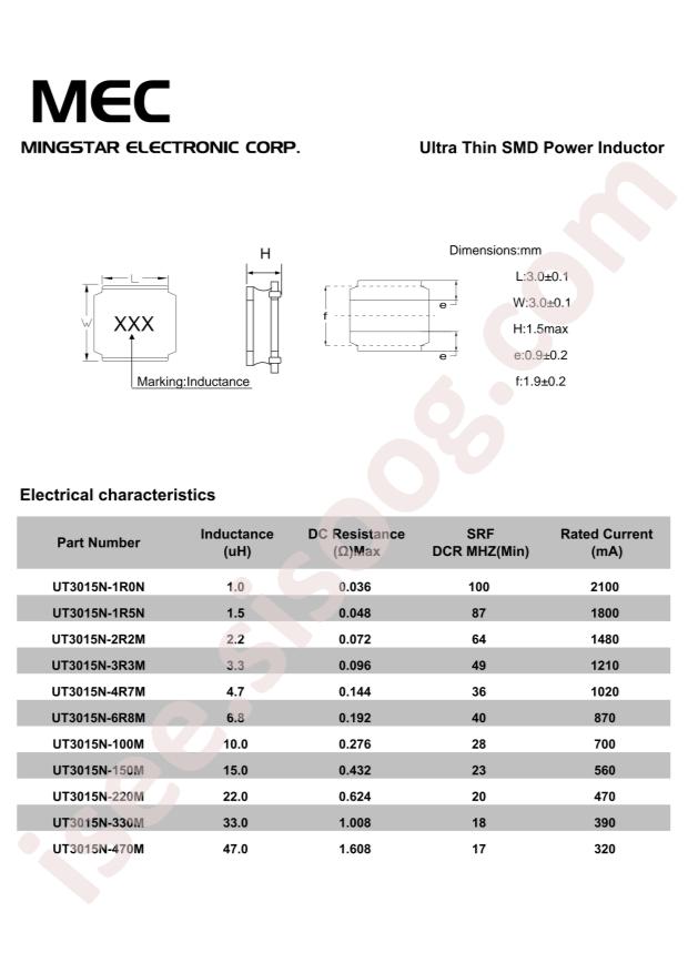 UT3015N-3R3M