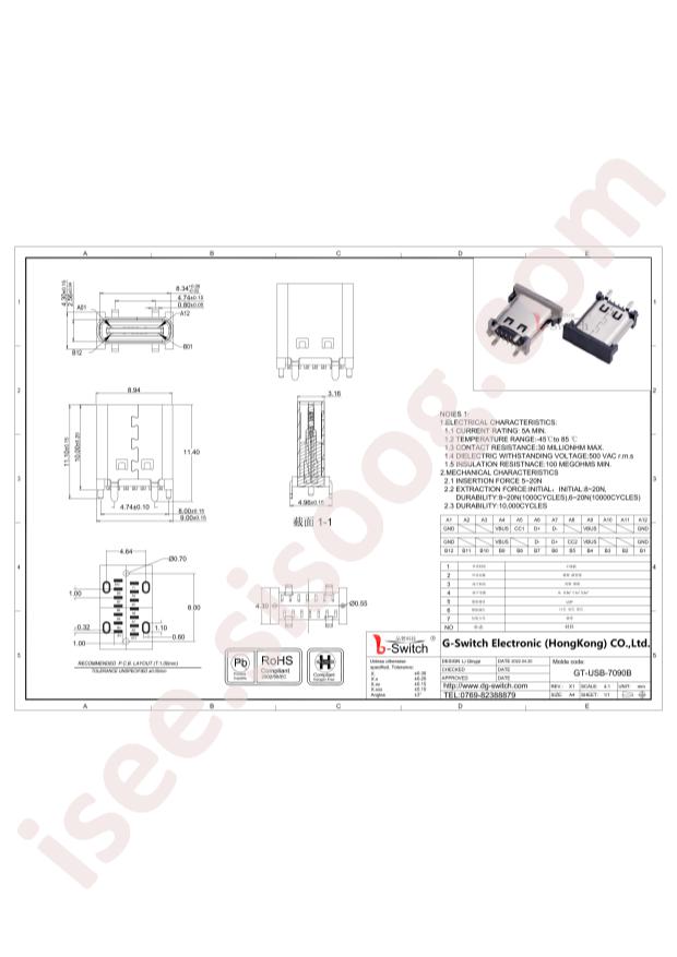 GT-USB-7090B