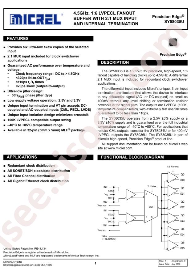SY58035UMG
