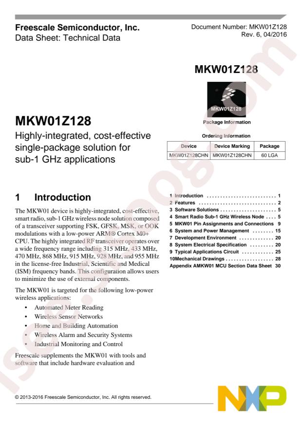 MKW01Z128CHN