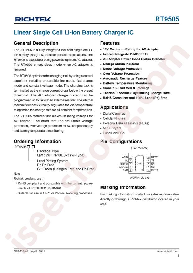 RT9505GQW(Z0W)