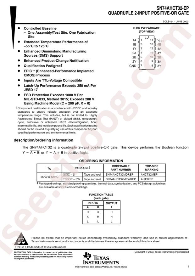 SN74AHCT32MPWREP