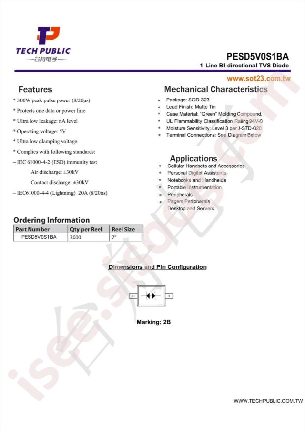 PESD5V0S1BA