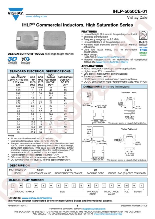 IHLP5050CEER2R2M01