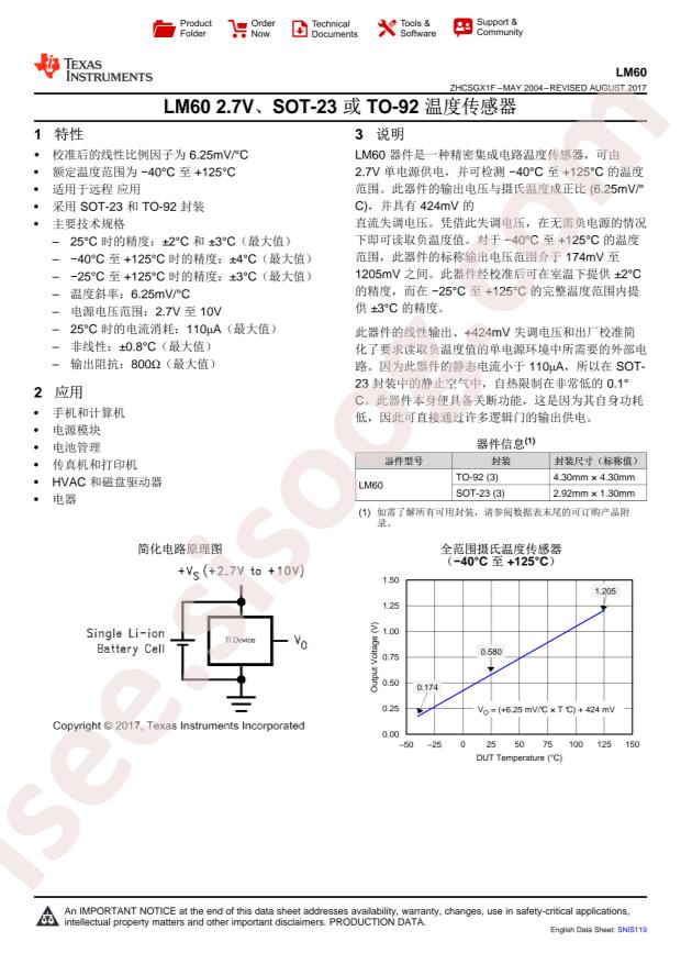 LM60BIM3X/NOPB