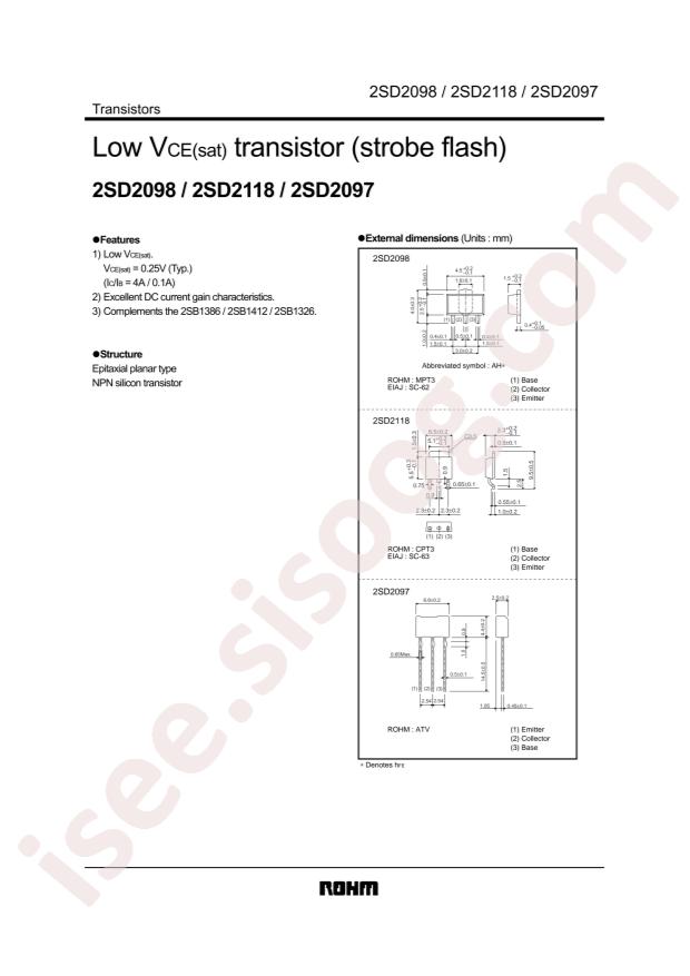 2SD2098T100R