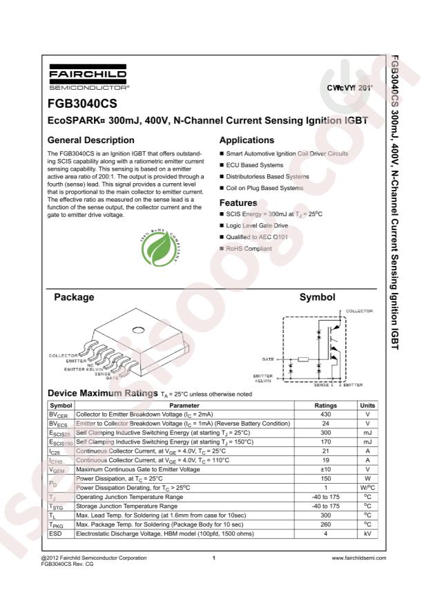 FGB3040CS