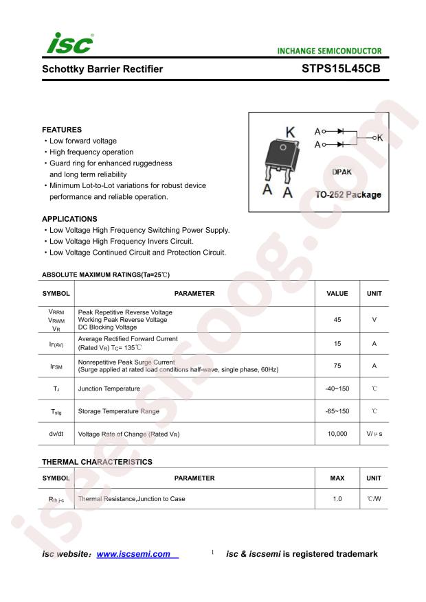 STPS15L45CB