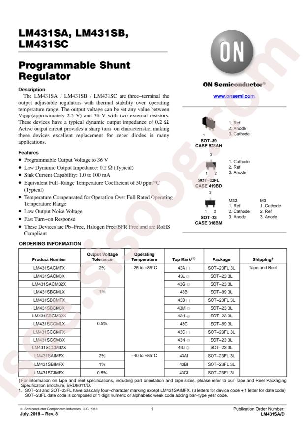 LM431SCCM3X