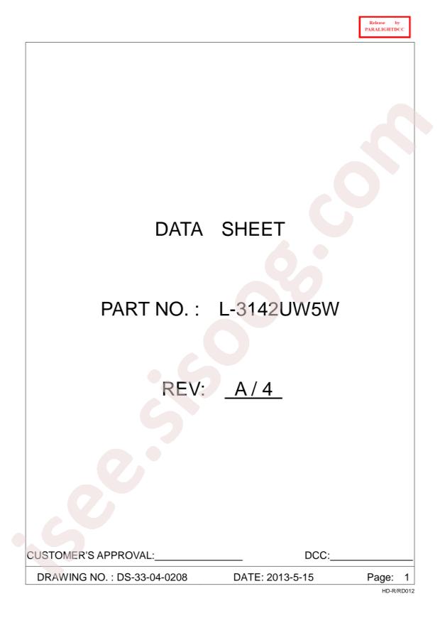 L-3142UW5W