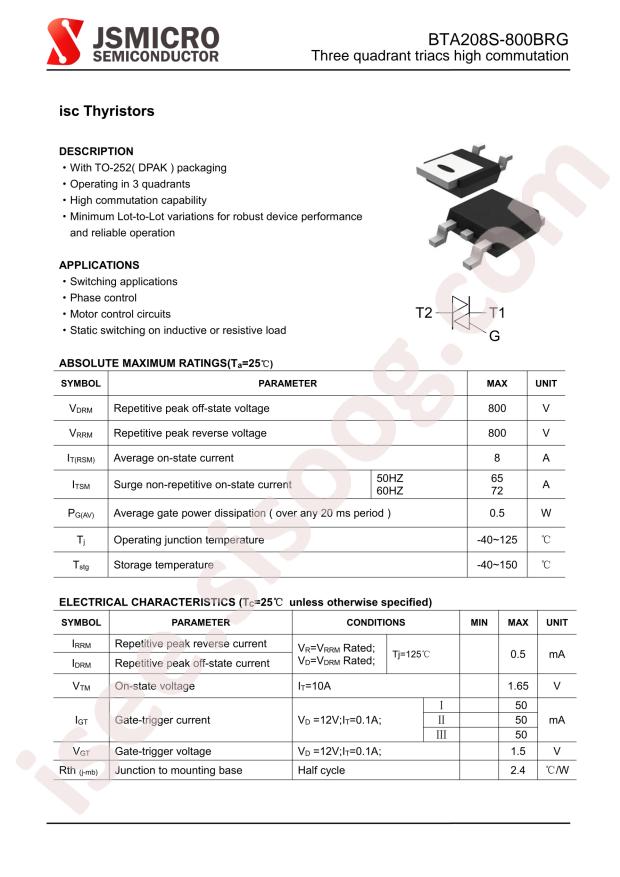 BTA208S-800BRG