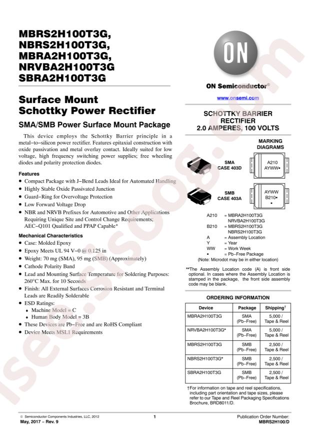 MBRS2H100T3G