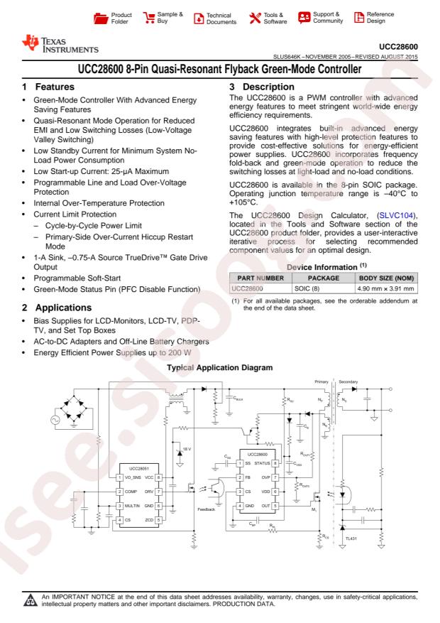 UCC28600D