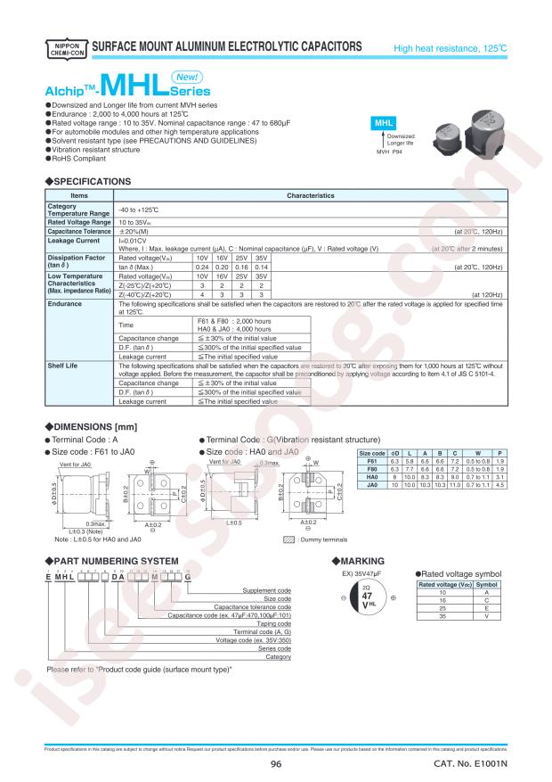 EMHL350ARA470MF61G