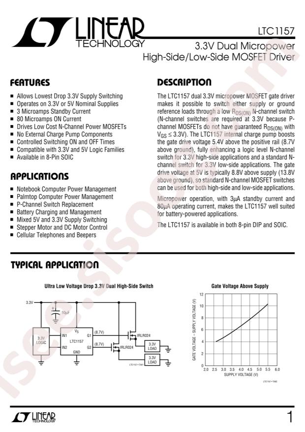 LTC1157CS8#PBF
