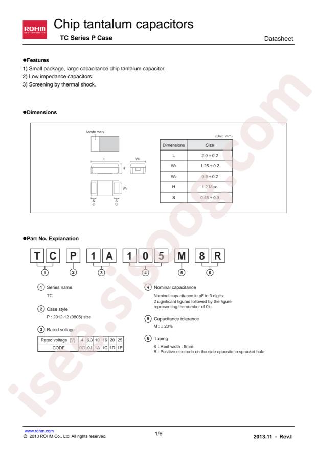 TCP1A475M8R