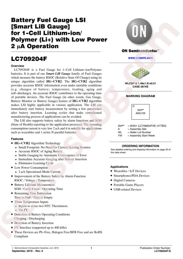 LC709204FXE-01TBG