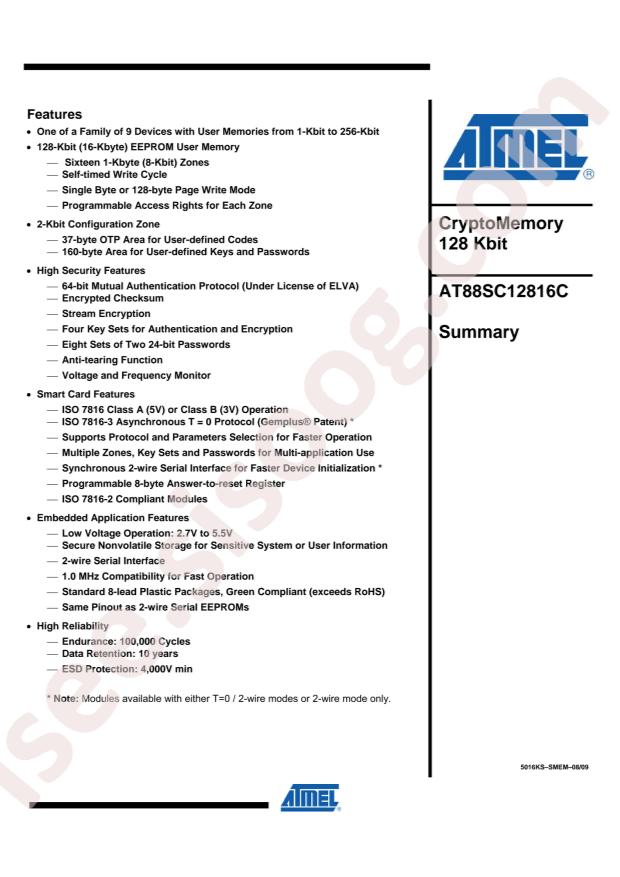 AT88SC12816C-PU